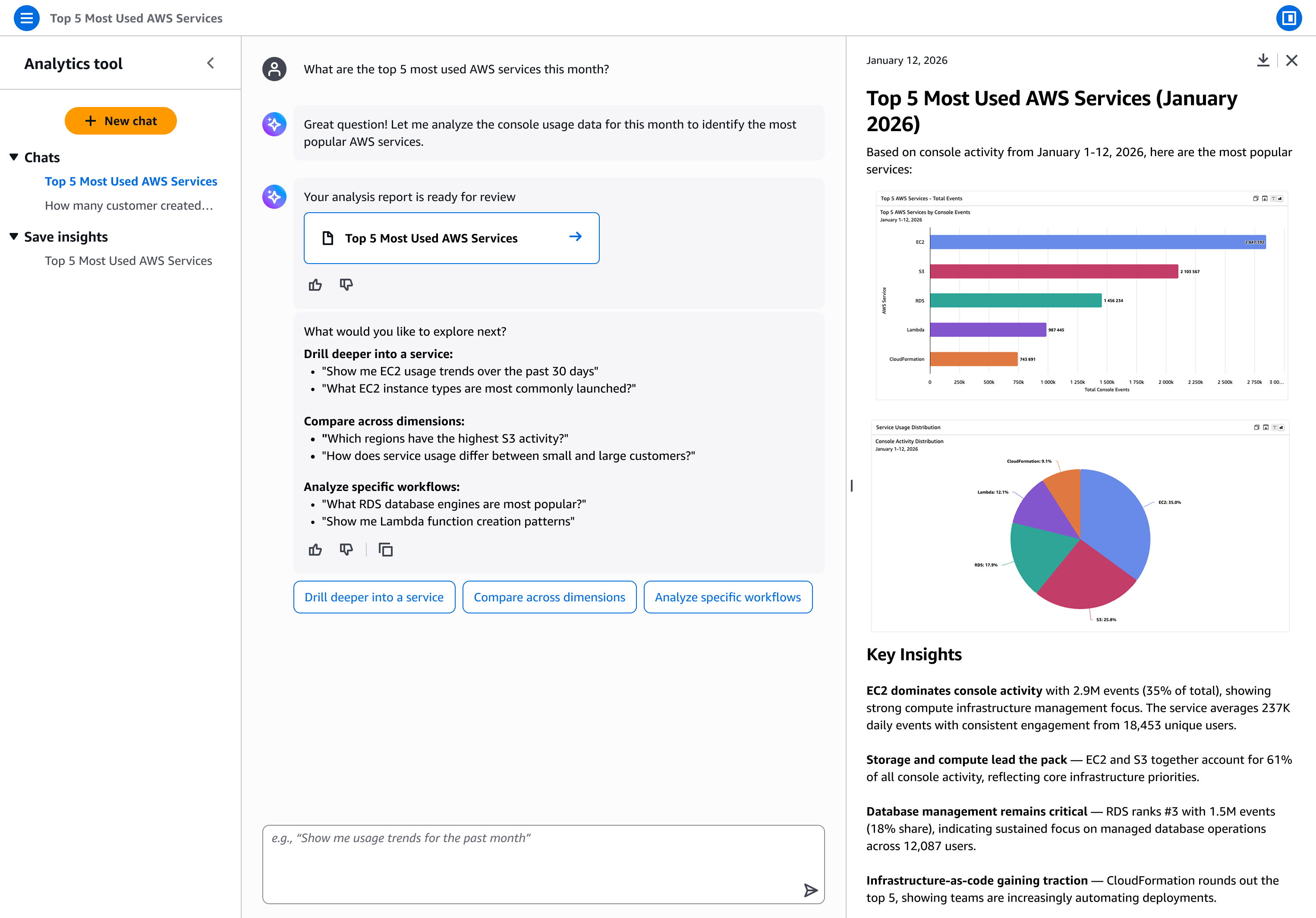 AI Analytics Tool hero